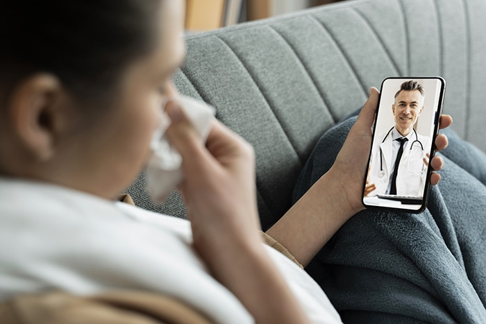 Telemedicine Visit for Upper Respiratory Symptoms