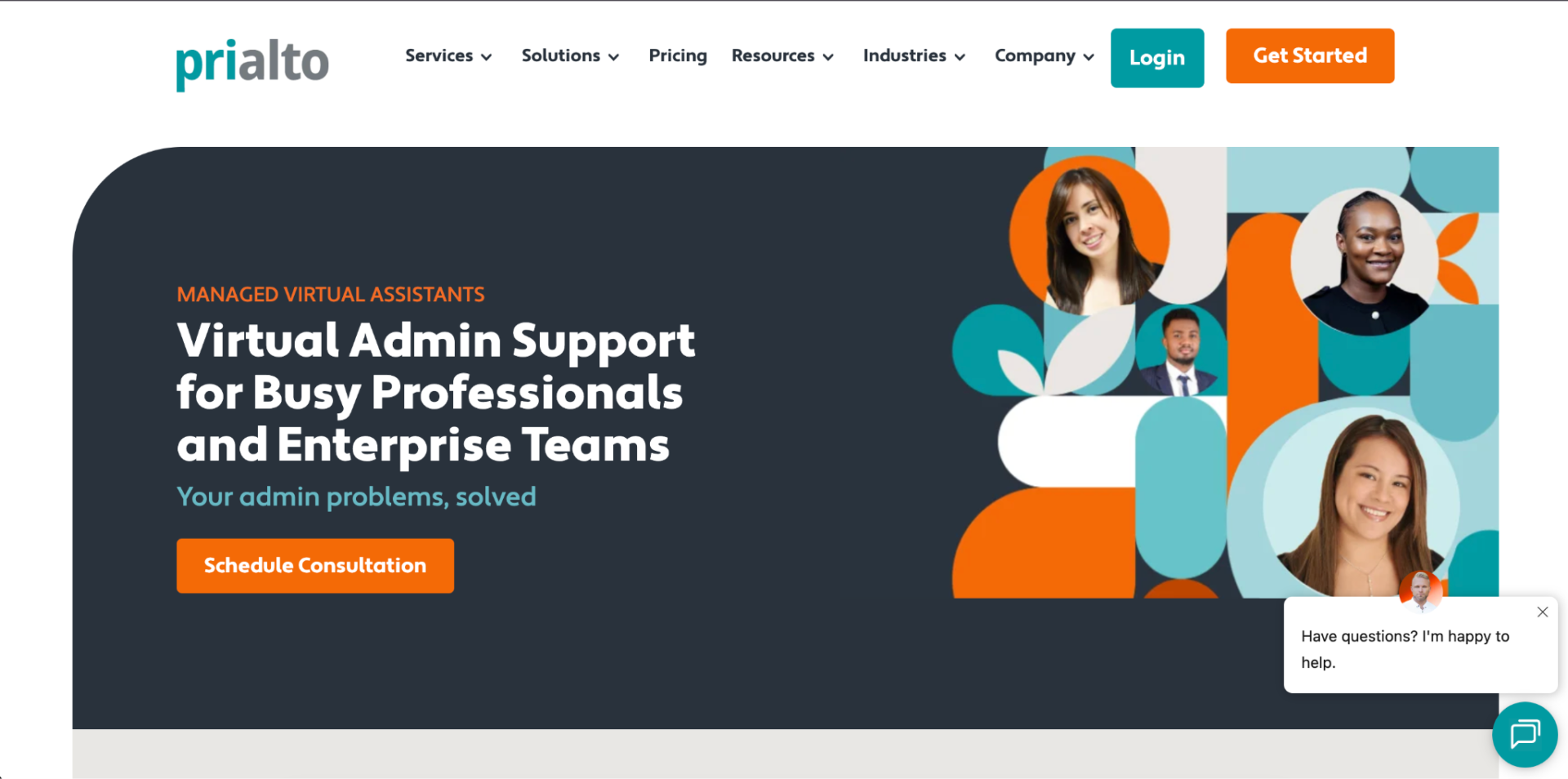 Prialto managed virtual assistant services for prior authorization business process support