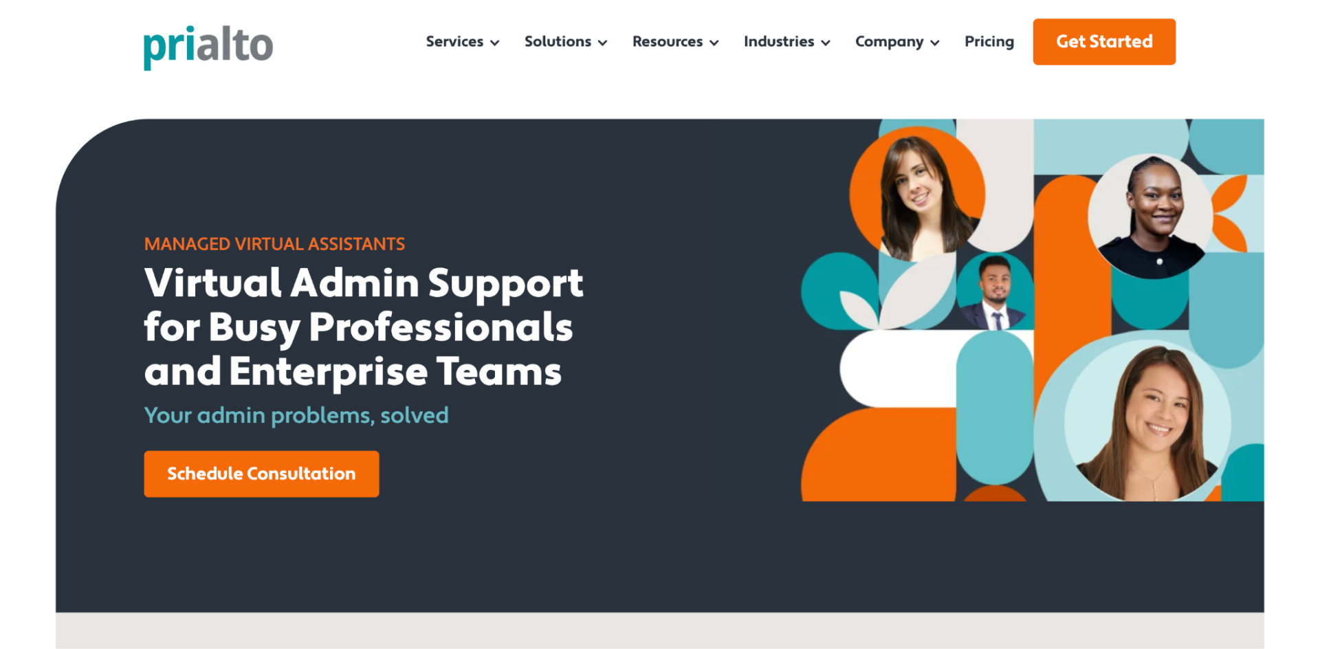 Prialto managed virtual assistant services for cardiology business administration