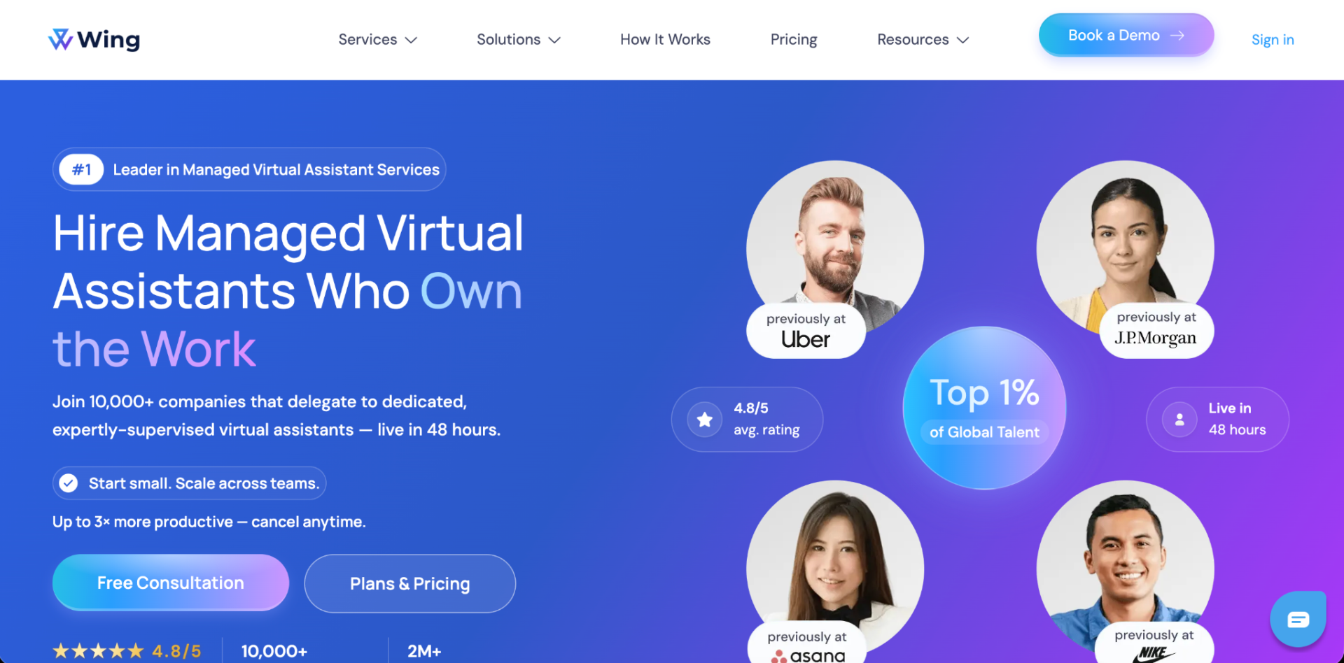 Wing Assistant virtual assistant services for urgent care administrative support