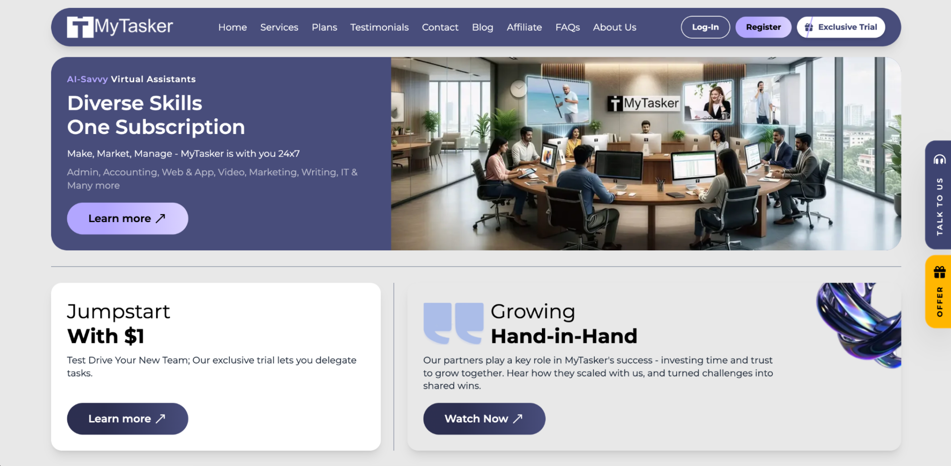 MyTasker virtual assistant and administrative support services