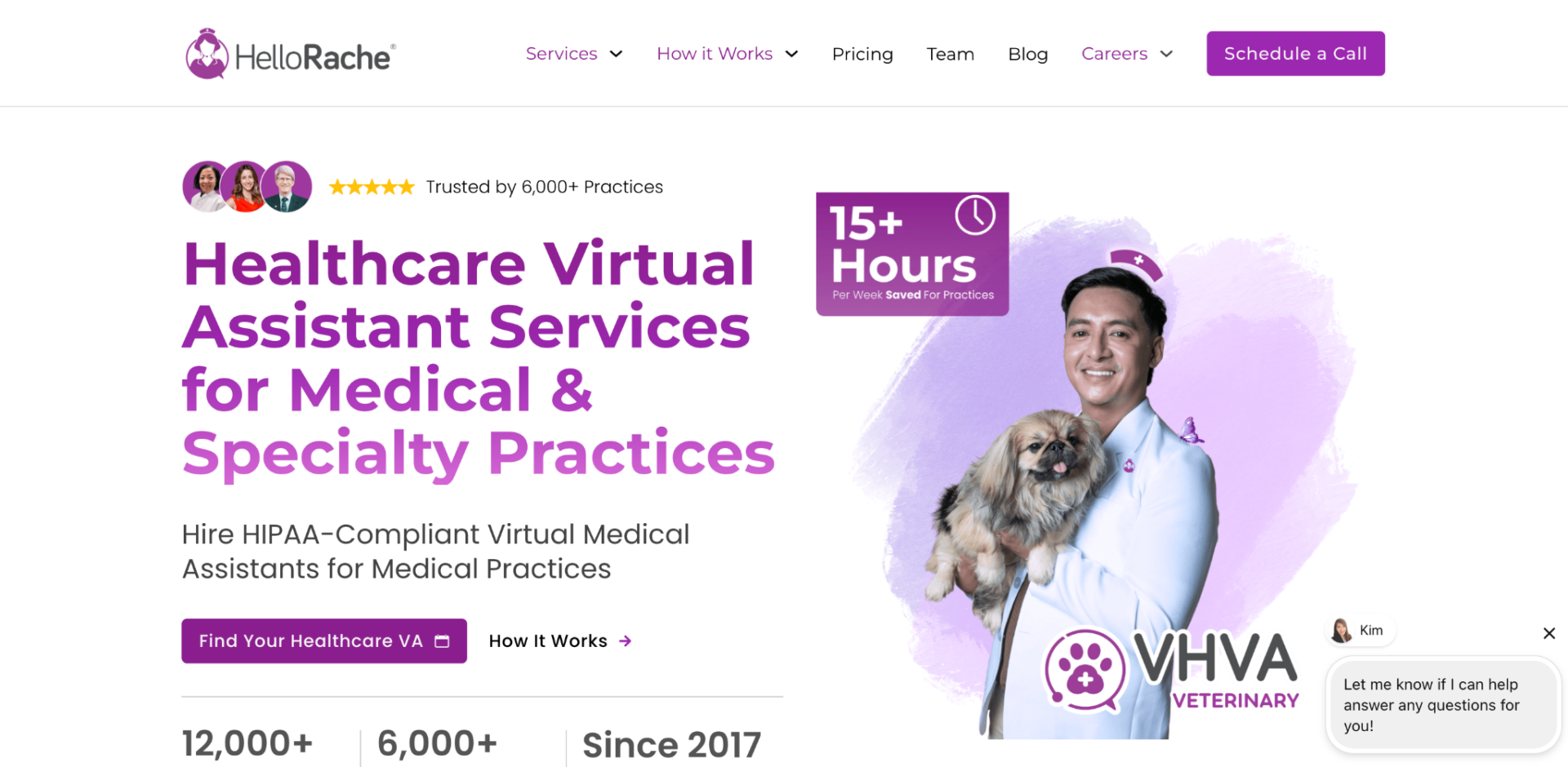 Hello Rache virtual healthcare assistant and medical scribing services