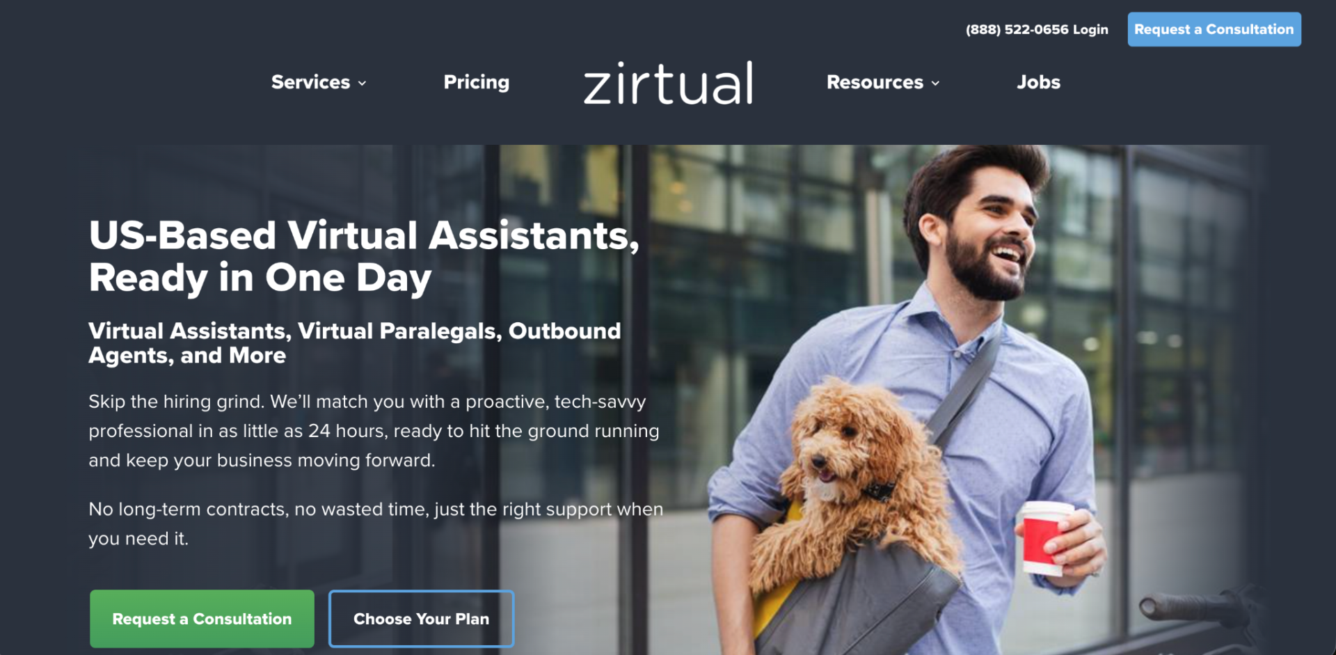 Zirtual virtual assistant services for scheduling and administrative support