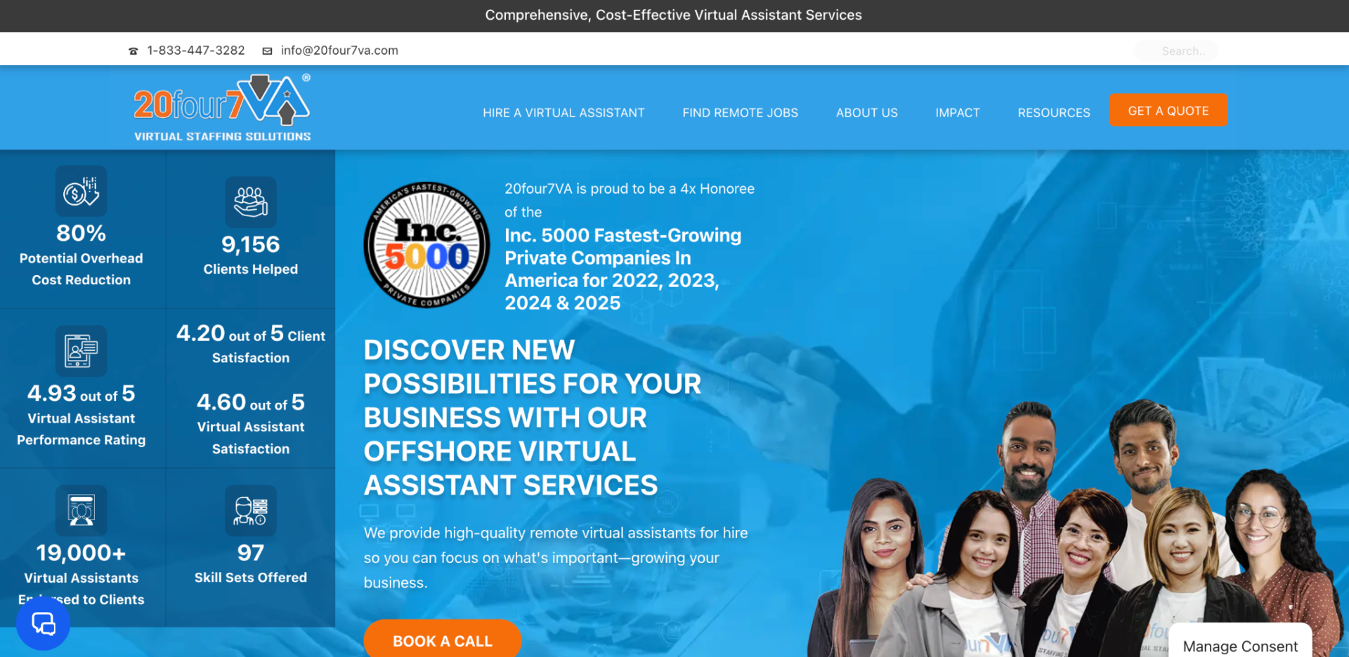 20four7VA virtual staffing services for healthcare-adjacent administrative support