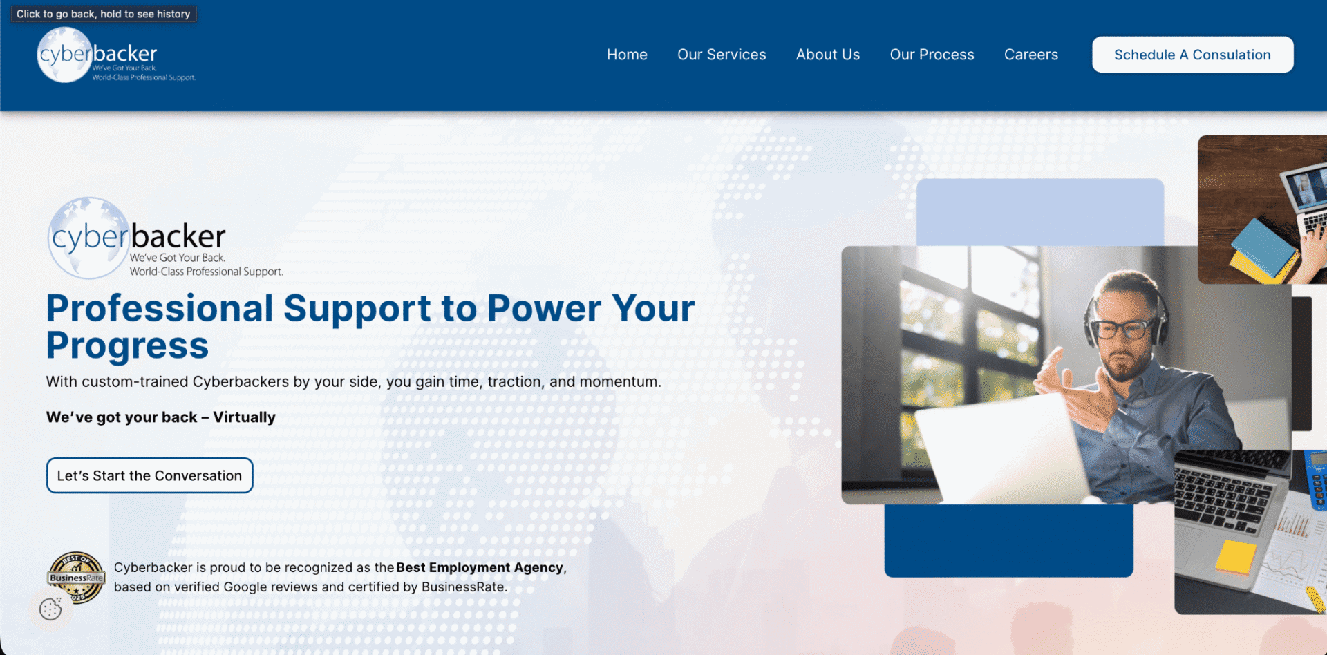 Cyberbacker virtual assistant company for primary care practices