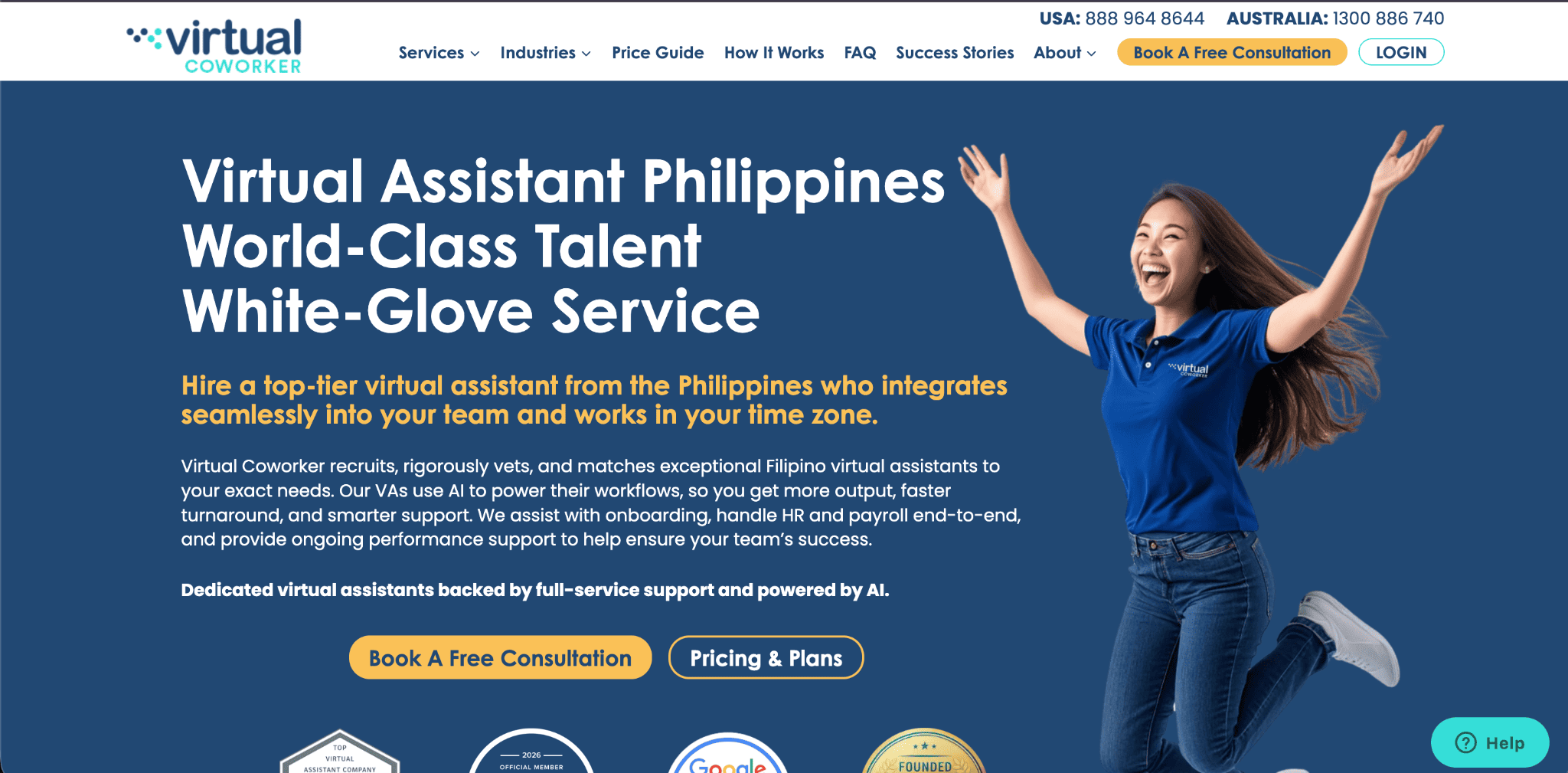 Virtual Coworker virtual assistant company