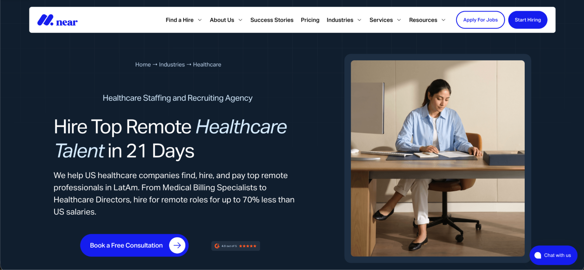 Hire With Near HelloRache alternative