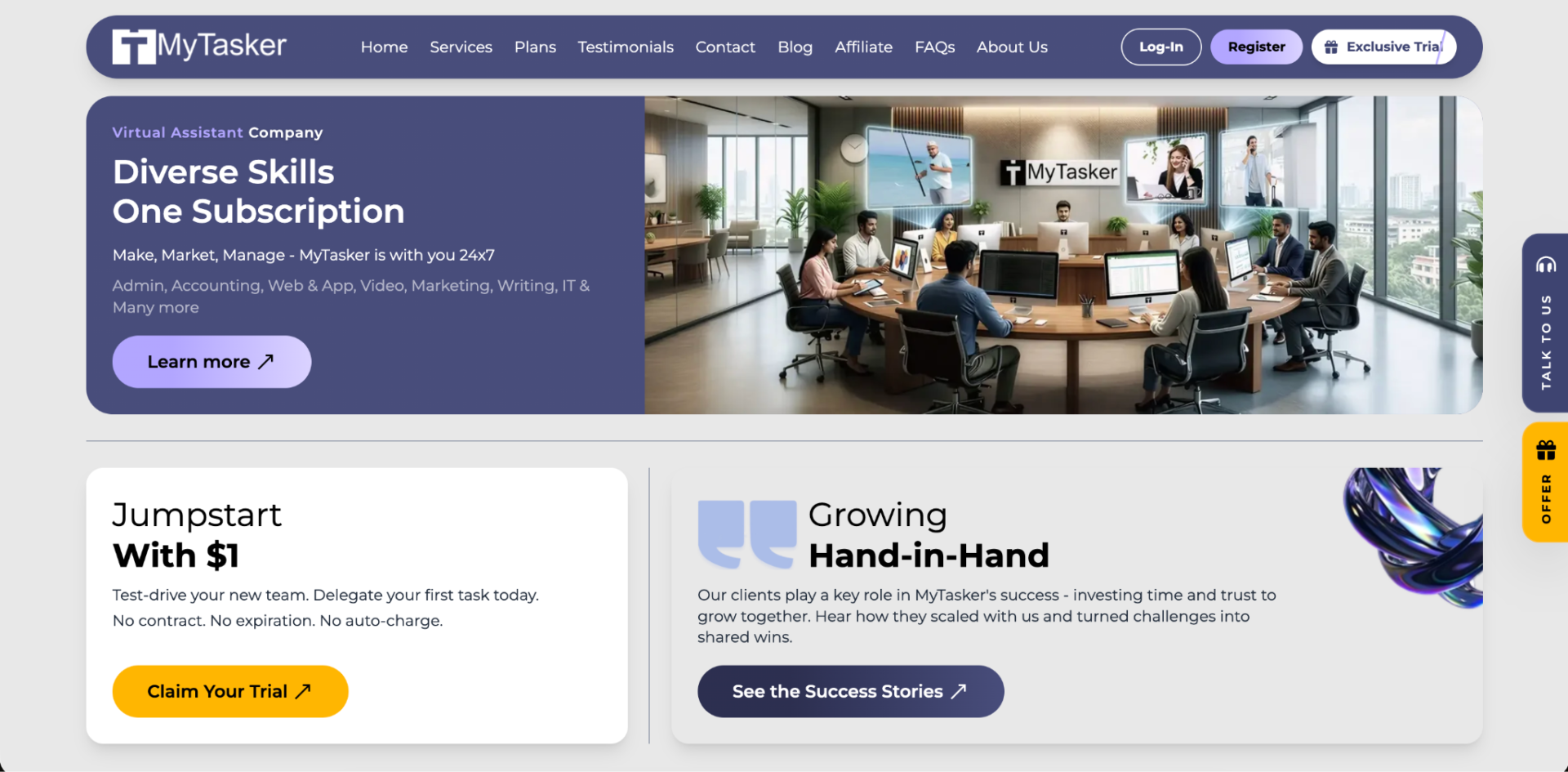 MyTasker virtual assistant company for doctors